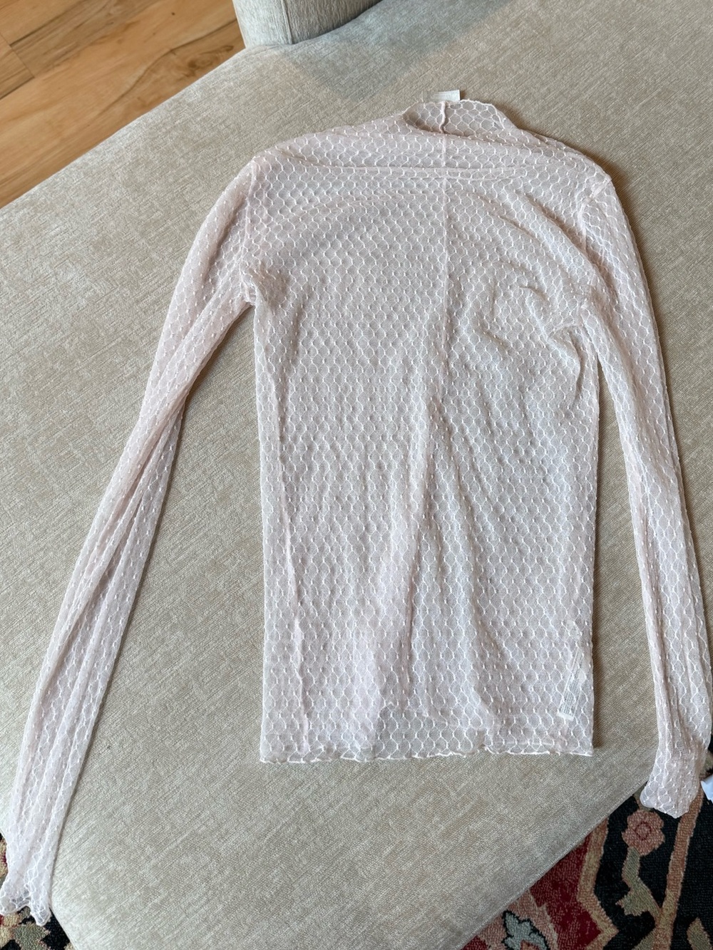 Free people Light Pink Sheer layering top